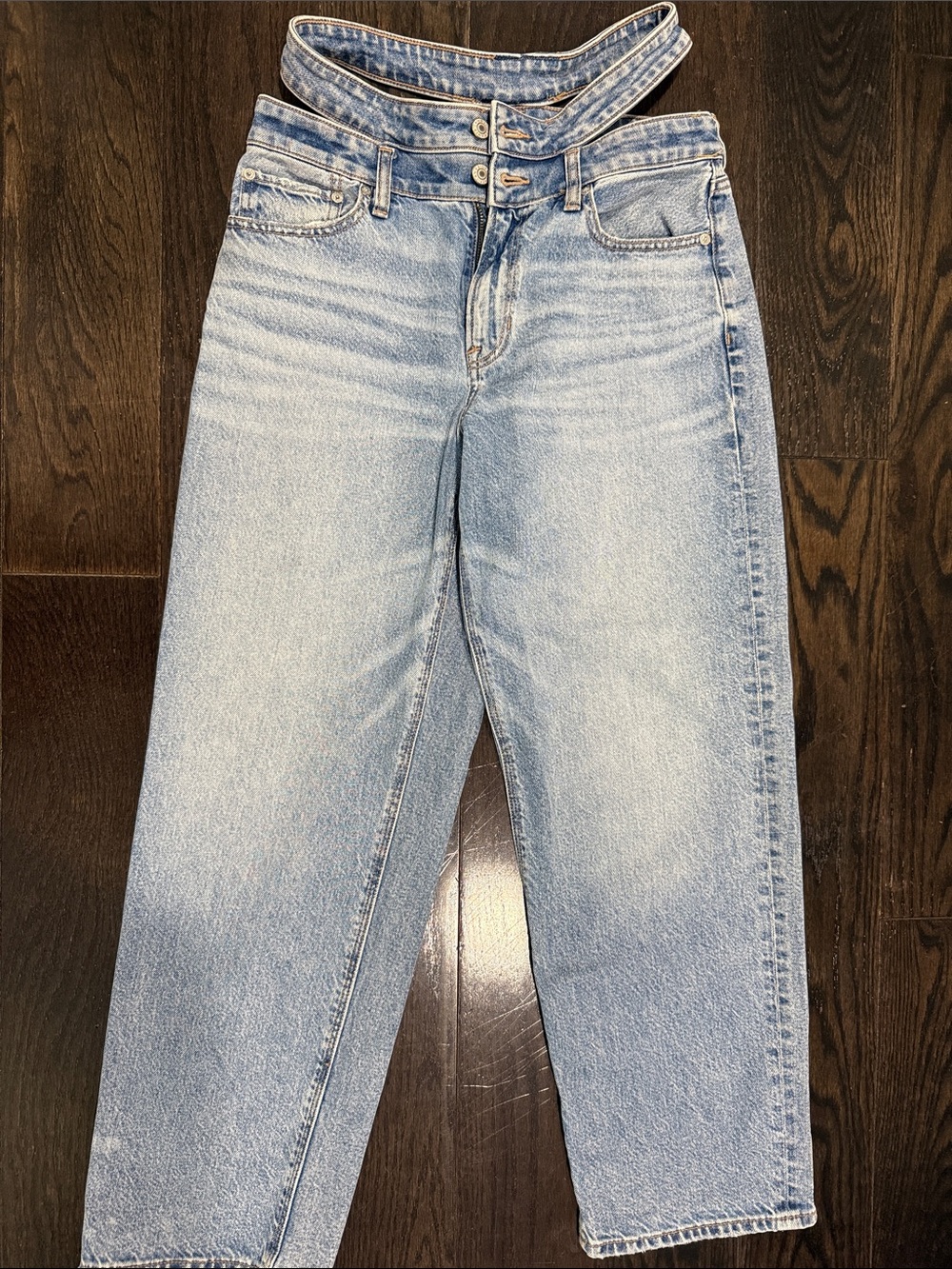 American Eagle Outfitters Blue Washed Denim Jeans